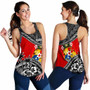 Tonga Women Racerback Tank Fall In The Wave 3