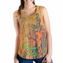 Hawaii Women Racerback Tank - King Of Hawaii With Hawaiian Girls 2