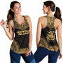 Norfolk Island Women Racerback Tank - Polynesian Chief Gold Version 3