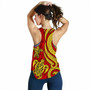 Polynesian Hawaii (Kanaka Maoli) Women Racerback Tank - Red Tentacle Turtle 4