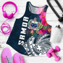 Samoa Women Racerback Tank - Samoan Summer Vibes 1