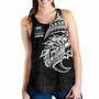 Samoa Tattoo Women Racerback Tank Rugby Style Black 1