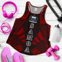 Samoa Women Racerback Tank - Polynesian Tattoo Red 5