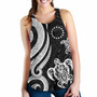 Cook Islands Women Racerback Tank - White Tentacle Turtle 3