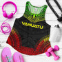 Vanuatu Women Racerback Tank - Polynesian Chief Reggae Version 5