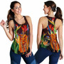 Hawaii Women Racerback Tank - Hawaii King With Bird of Paradise 1