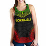 Tokelau Women Racerback Tank - Polynesian Chief Reggae Version 1