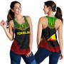 Tokelau Women Racerback Tank - Polynesian Chief Reggae Version 3