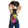 Hawaii Polynesian Women Racerback Tank - Tropical Flower 2