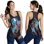 Yap State Women Racerback Tank - Plumeria Flowers Style 1