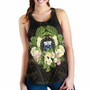 Samoa Women Racerback Tank - Polynesian Gold Patterns Collection 2