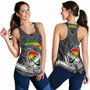 Guam Women Racerback Tank - Turtle Guam Seal Chamorro 1