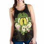 New Caledonia Women Racerback Tank - Polynesian Gold Patterns Collection 2