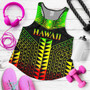 Hawaii Polynesia Tribal Women Tank Top - Reggae Style 5