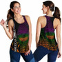 American Samoa Women Racerback Tank - AS Seal Rocket Style 1