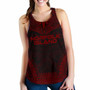 Norfolk Island Women Racerback Tank - Polynesian Chief Red Version 1