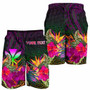 Polynesian Hawaii Personalised Kanaka Maoli Men Shorts - Summer Hibiscus 3