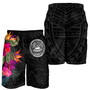 American Samoa All Over Print Men Shorts - Polynesian Hibiscus Pattern