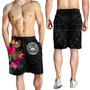 American Samoa All Over Print Men Shorts - Polynesian Hibiscus Pattern