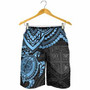 Fiji Polynesian Shorts (Men) - Blue Turtle 2