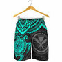 Polynesian Hawaii Polynesian Men Shorts - Turquoise Turtle 3