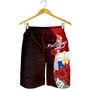 Philippines Polynesian Men Shorts - Coat Of Arm With Hibiscus