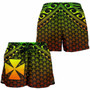 Polynesian Wallis and Futuna Women Shorts - Reggae Vintage Polynesian Patterns 3