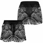 Guam Polynesian Women Shorts - White Shark Polynesian Tattoo 4