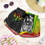 Polynesian Hawaii Women Shorts Reggae - Turtle with Hook 2