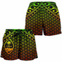 Polynesian Guam Women Shorts - Reggae Vintage Polynesian Patterns 3