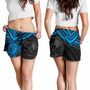 Yap Polynesian Shorts (Women) - Blue Turtle 4