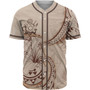 Cook Islands Baseball Shirt - Hibiscus Flowers Vintage Style