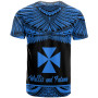 Wallis and Futuna Polynesian T-Shirt - Wallis and Futuna Pride Blue Version 2