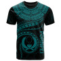 Pohnpei Polynesian T-Shirt - Pohnpei Waves (Turquoise) 3