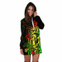 Hawaii Hoodie Dress - King Of Hawaii With Hawaiian Girls Reggae Version 3