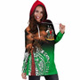 Vanuatu Women Hoodie Dress Polynesian Palm Tree Flag 4