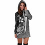 Federated States of Micronesia Women Hoodie Dress White - Turtle With Hook 3