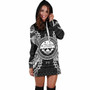 Federated States Of Micronesian Hoodie Dress Map Black 3
