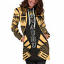 Nauru Hoodie Dress - Polynesian Tattoo Gold 5