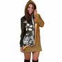 Federated States of Micronesia Women Hoodie Dress Gold - Turtle With Hook 2