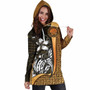 Federated States of Micronesia Women Hoodie Dress Gold - Turtle With Hook 3