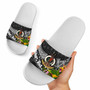 Vanuatu Slide Sandals - Custom Personalised Seal Spiral Polynesian Patterns 1