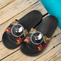 Yap Slide Sandals - Polynesian Hibiscus Pattern 3