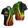 Hawaii Short Sleeve Shirts - Reggae Polynesian Tentacle Tribal Pattern 1