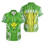 Hawaii Polynesian Short Sleeve Shirts - Hawaiian Pattern With Seal 1