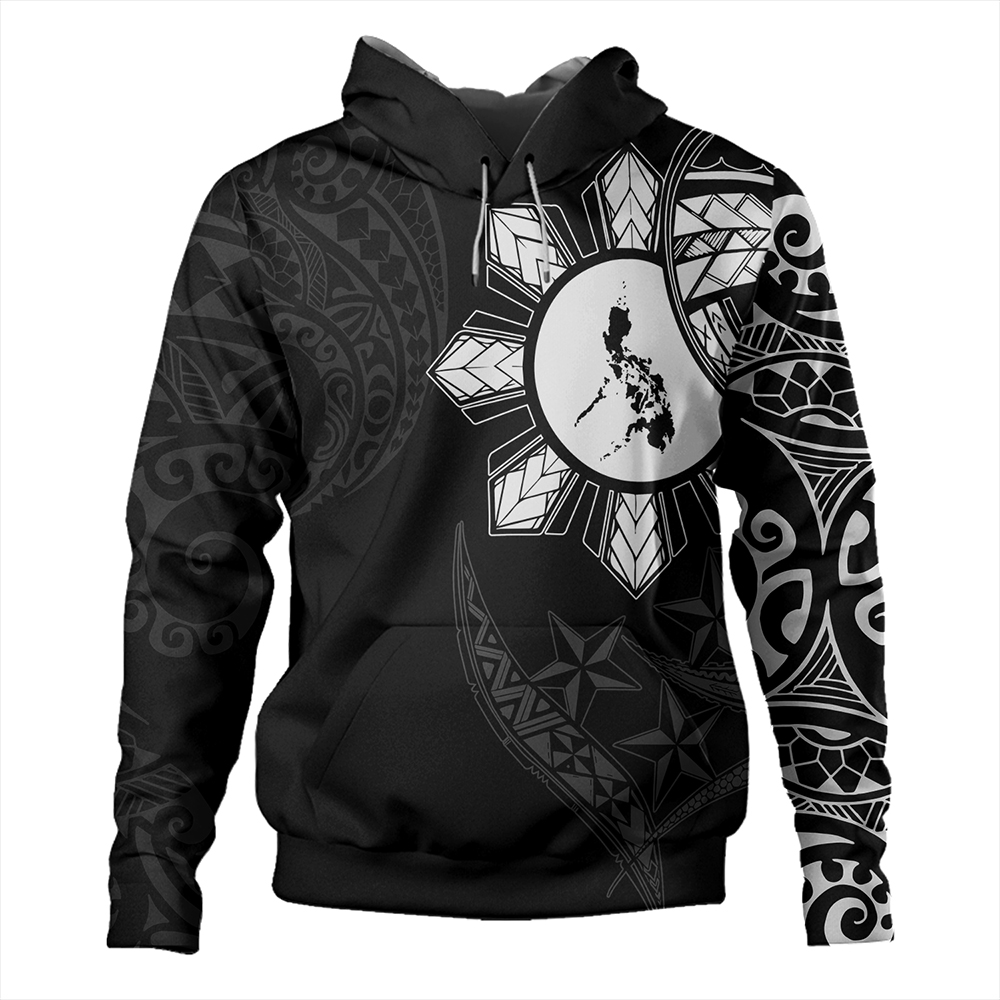 Philippines Hoodie Tribal Sun In My Heart