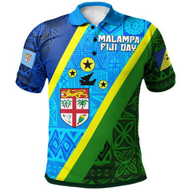 Malampa Fiji Day Polynesian Polo Shirt - Custom Malampa Fiji Day with ...