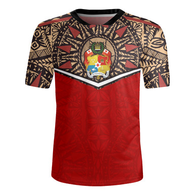 Tonga Rugby Jersey Tongan Ngatu Design