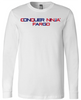 Conquer Ninja Gym Fargo | Logo Long Sleeve - White