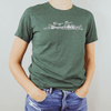 Fargo Mom | Cityscape Soft Tee - Heather Forest Green